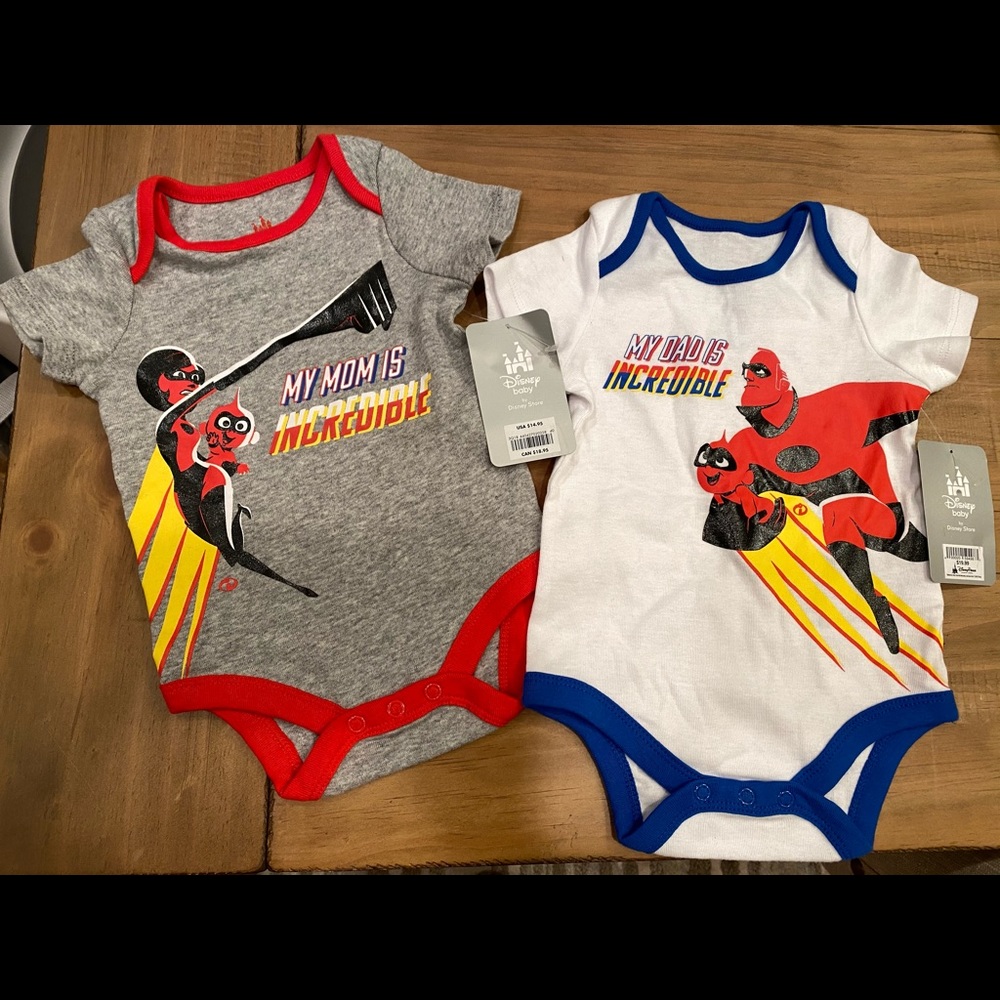 Set of two NWT Disney Onsies